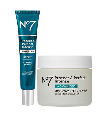 No7 Protect & Perfect Intense ADVANCED Day Cream & Serum Bundle