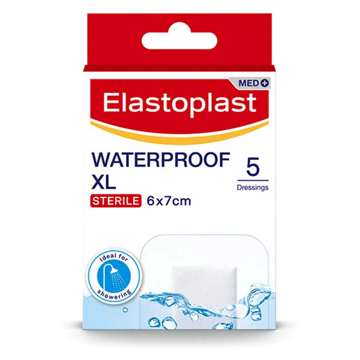 Elastoplast Waterproof Sterile Dressing Xl, 5 Dressings
