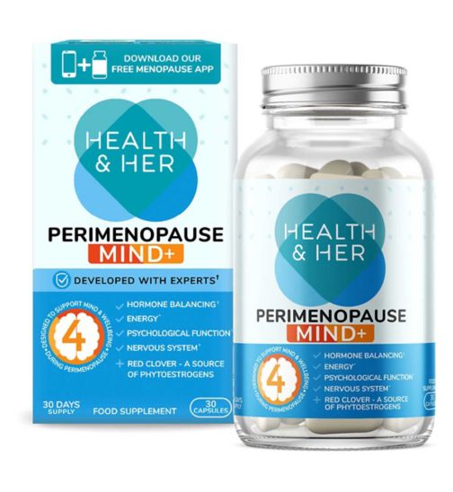 Health & Her Perimenopause Mind+ Multi-Nutrient Support Supplement 30s