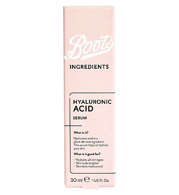 Boots Ingredients Hyaluronic Acid Serum 30ml