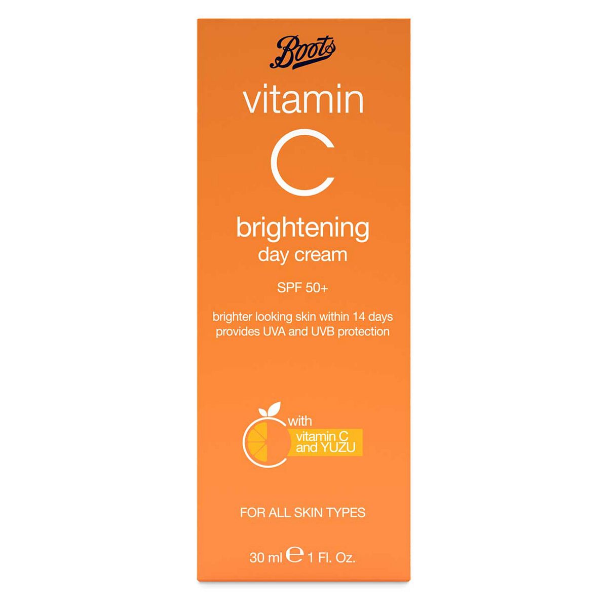Boots Vitamin C Brightening Day Cream Spf50+ 30Ml