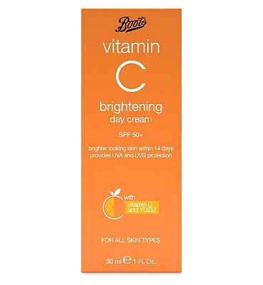 Boots Vitamin C Brightening Day Cream SPF50+ 30ml