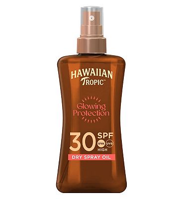 Hawaiian Tropic Protective Dry Spray Oil Mist Coconut & Argan Oil SPF 30 200ml