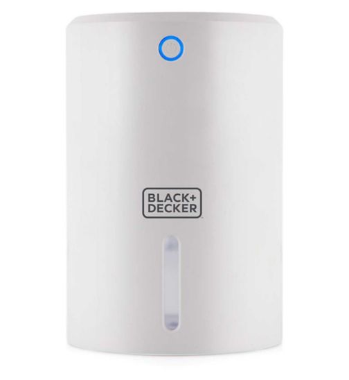 Black & Decker Portable Mini Dehumidifier with Low Noise Operation 900 ml Water Tank