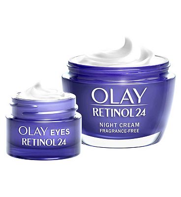 Olay Retinol Night Facial Moisturiser & Retinol Night Eye Moisturiser Bundle