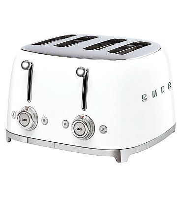 Smeg 4 Slice Toaster White