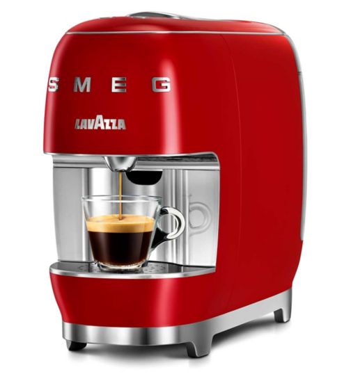 Lavazza Smeg Coffee Machine Red