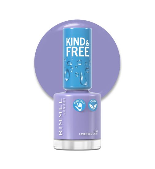 Rimmel London Kind and Free Nail Polish Lavender Light