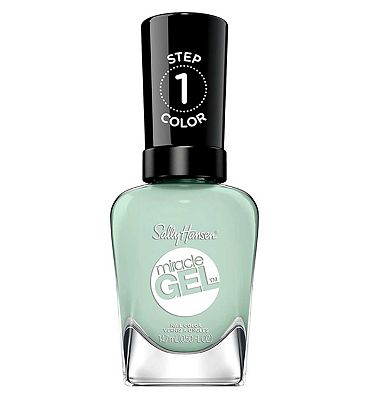 Sally Hansen Miracle Gel Nail Polish - Lookin Fly For A Cacti - Mint Green Nail Colour