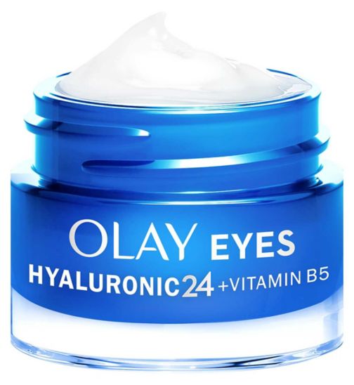 Olay Hyaluronic 24 + Vitamin B5 Day Eye Gel Cream with Niacinamide, 15ml