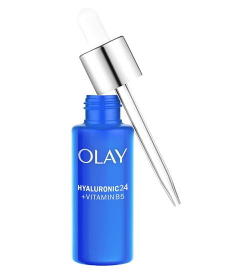 Olay Hyaluronic 24 + Vitamin B5 Ultra Hydrating Day Serum with Niacinamide For Smoother and Healthier Looking Skin, 40ml