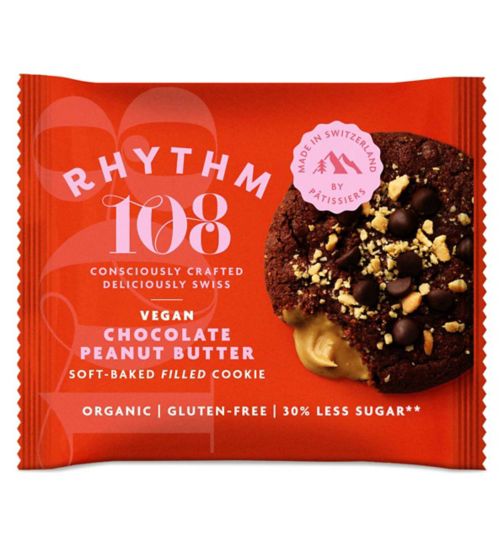 Rhythm 108 Vegan Chocolate Peanut Butter Cookie 50g