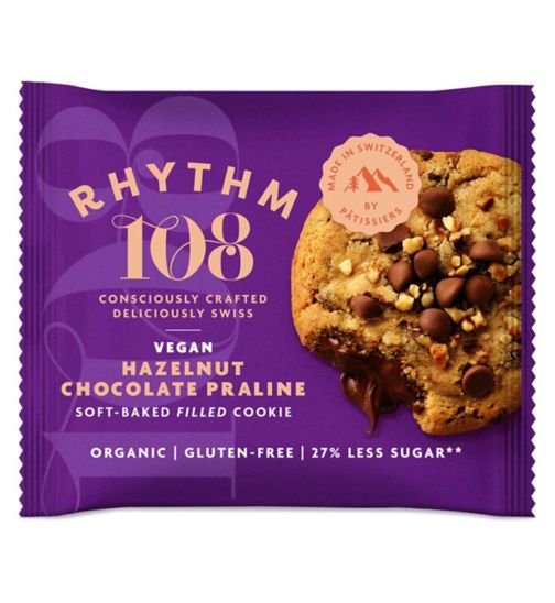 Rhythm 108 Vegan Hazelnut Chocolate Praline Cookie 50g