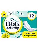 Lil-Lets Maternity Ultra Pads with Wings - 12 Pack
