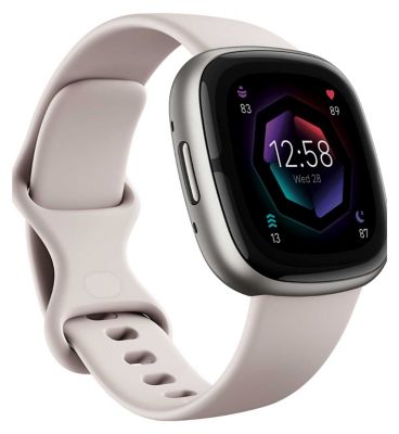 Fitbit Sense Lunar White Boots