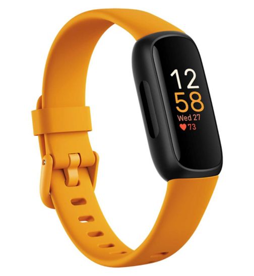 Fitbit Inspire 3 Health & Fitness Tracker Morning Glow