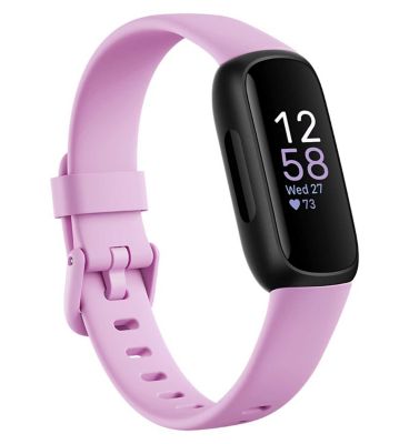Fitbit Inspire Health Fitness Tracker Lilac Bliss Boots