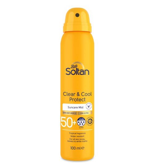 Soltan Clear & Cool Protect Suncare Mist SPF50+ 100ml