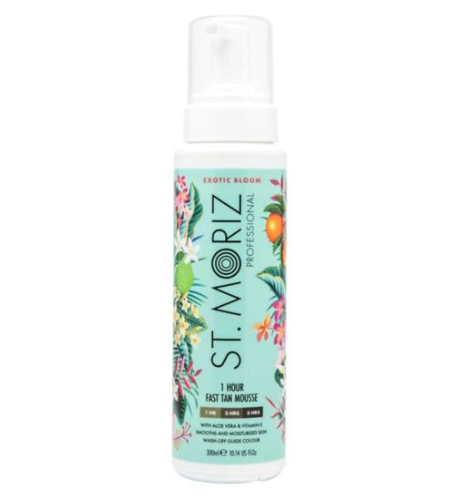 St Moriz Professional Exotic Bloom Tanning Mousse - Fast 300ml