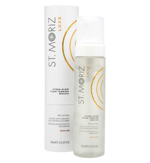 St Moriz Luxe Hydra-Glow Clear Tanning Mousse - Medium 200ml