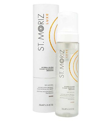 St Moriz Luxe Hydra-Glow Clear Tanning Mousse - Dark 200ml