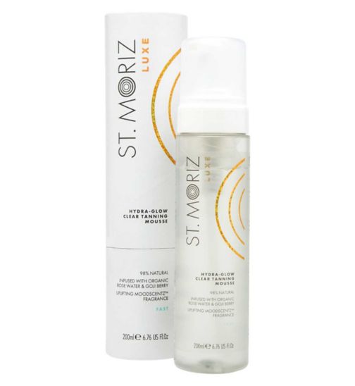 St Moriz Luxe Hydra-Glow Clear Tanning Mousse - Fast 200ml