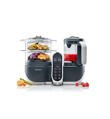 Babymoov Nutribaby (+) 5 In 1 Food Prep Machine - Industrial Grey