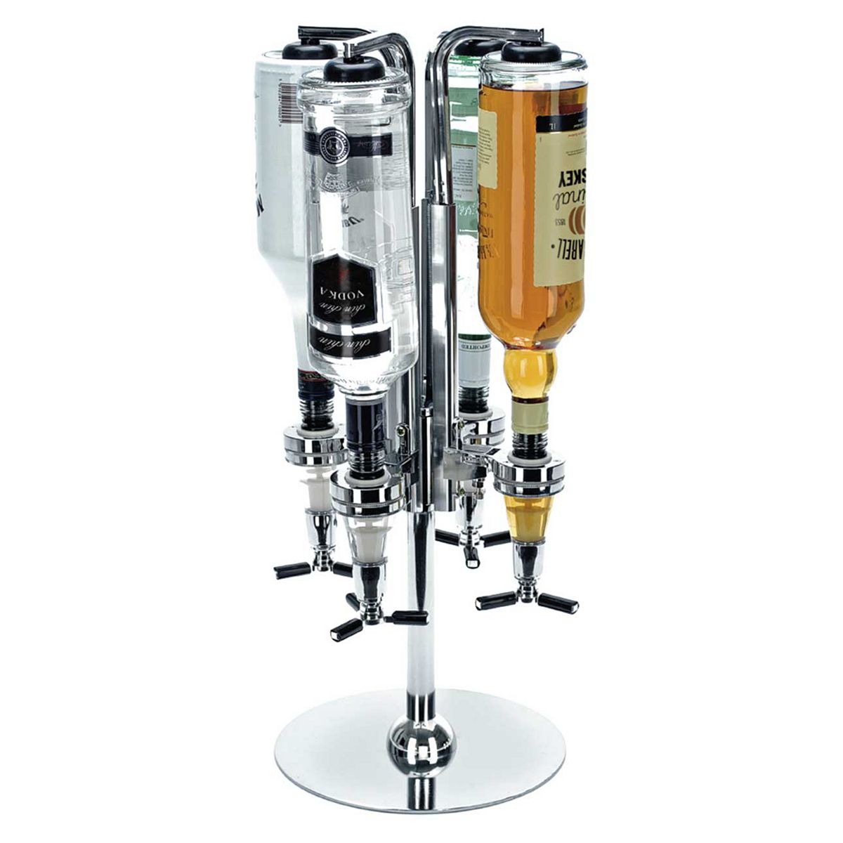 Ingenious Four Bottle Bar Optic Drinks Dispenser