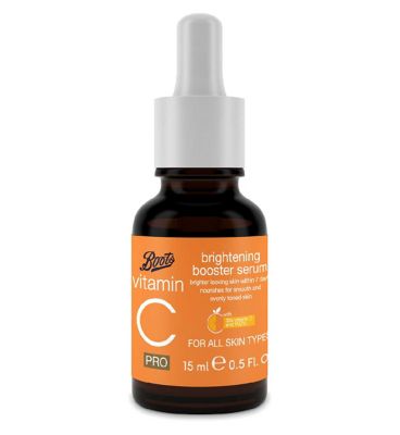 Boots Vitamin C PRO Brightening Booster Serum 15ml Boots