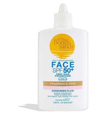 Bondi Sands Spf 50+ Fragrance Free Face Fluid 50ml - Boots