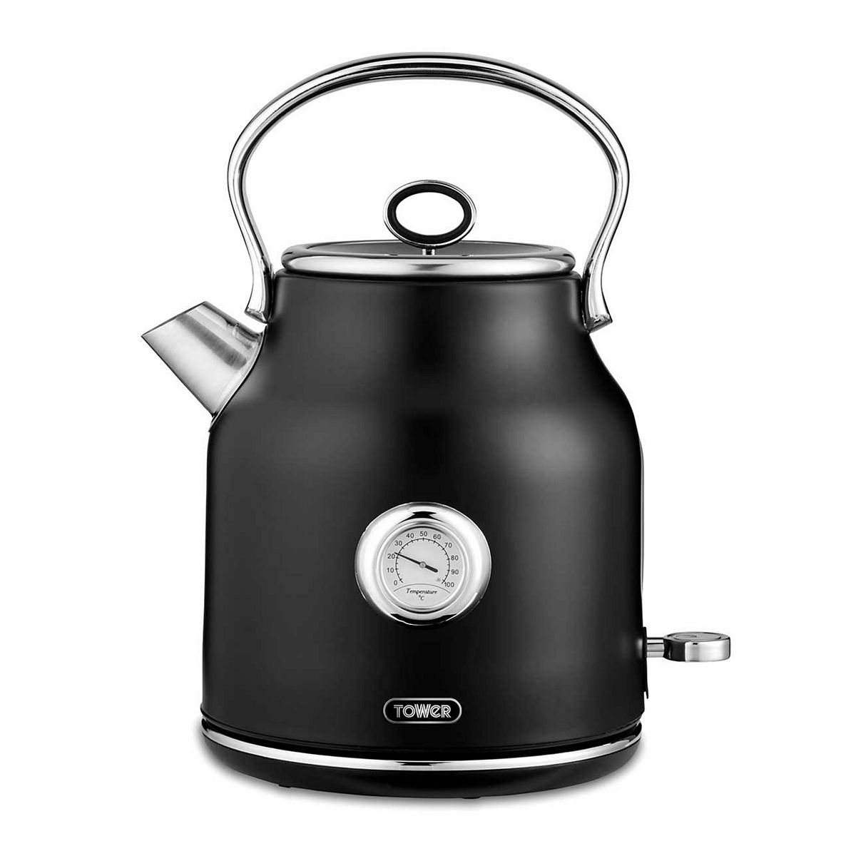 Tower Renaissance 1.7 Litre 3Kw Kettle Black