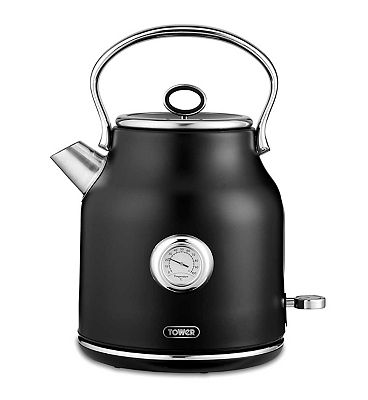 Tower Renaissance 1.7 Litre 3KW Kettle Black