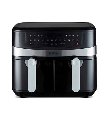 Tower Vortx 9L Dual Basket Air Fryer Black