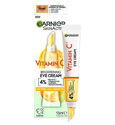 Garnier Brightening 4% Vitamin C, Niacinamide, Caffeine & Banana Powder Eye Cream 15ml