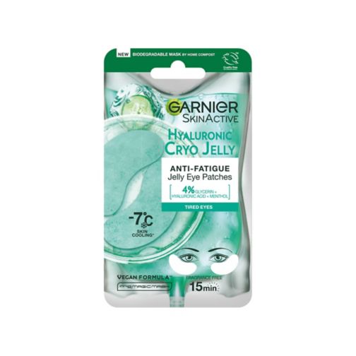 Garnier Anti-Fatigue Hyaluronic Acid & Icy Cucumber Cryo Jelly Eye Patches