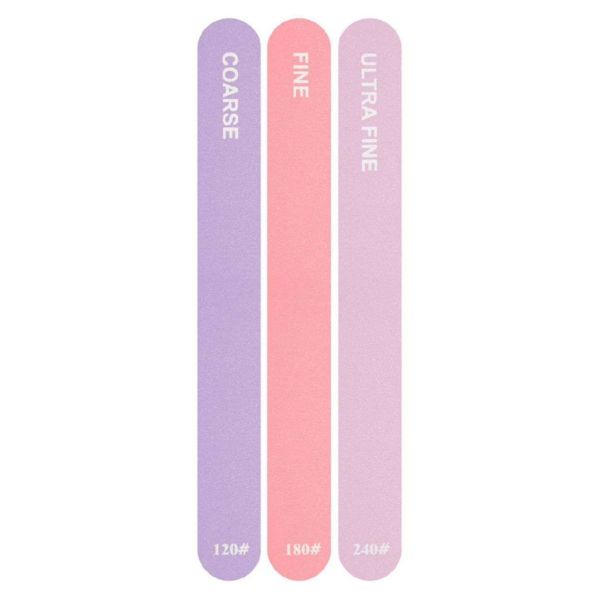   Mixed Grit Nail Files 3Pk