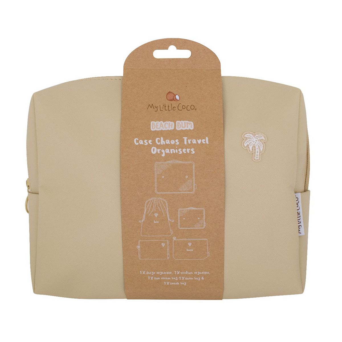 My Little Coco Beach Bum Case Chaos Travel Organisers 5 X Bags