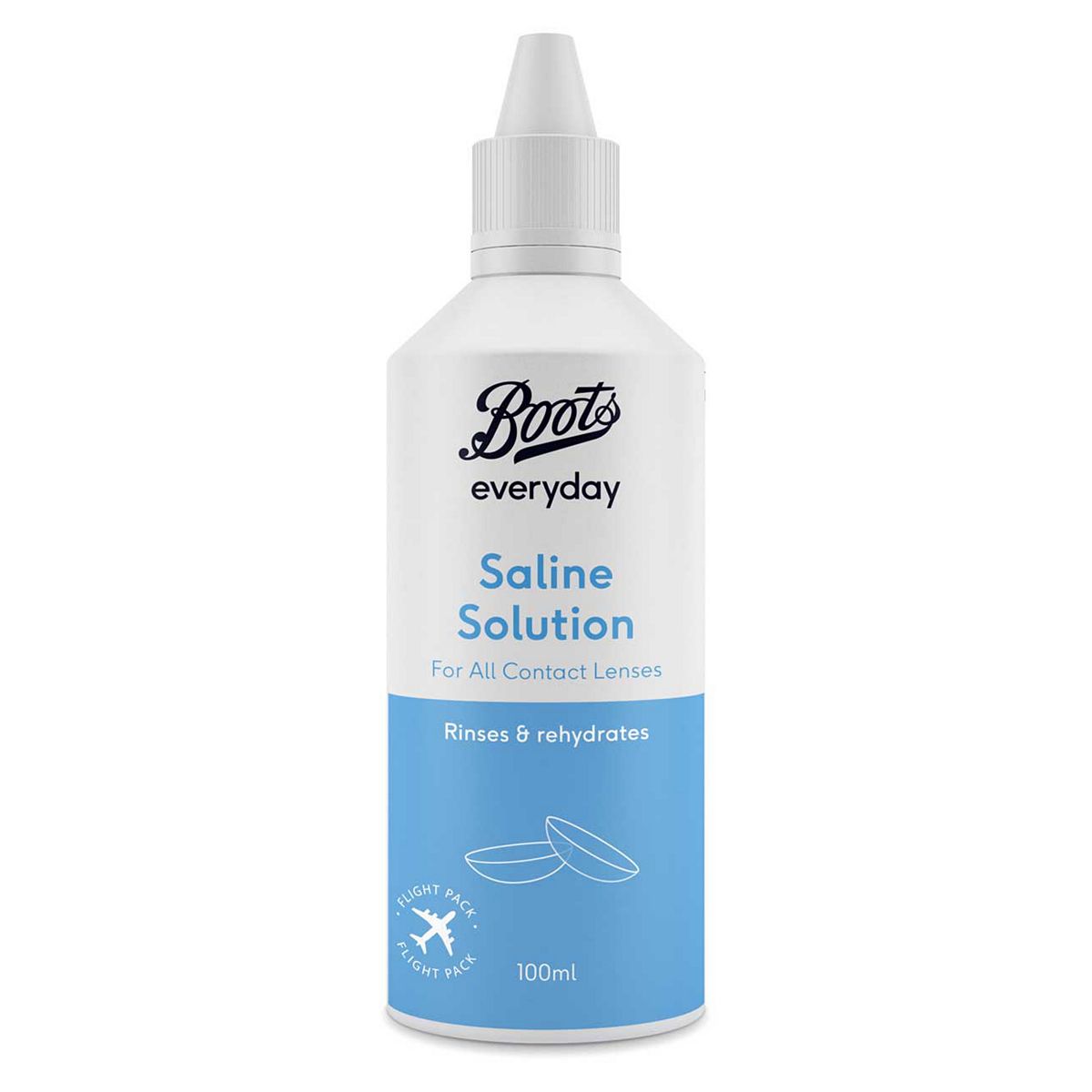  Everyday Saline Solution For All Contact Lens Types - 100Ml Travel Pack