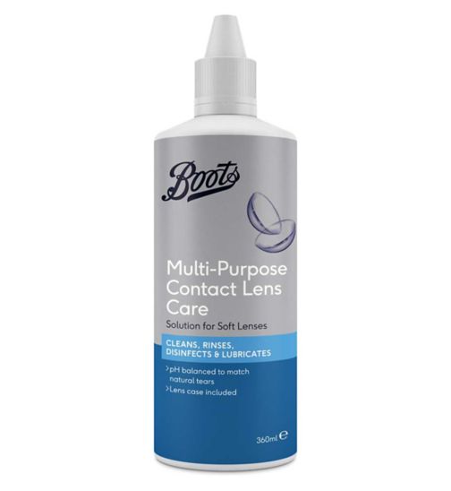 Boots Multi-Purpose Contact Lens Care Solution For Soft Lenses - 360ml