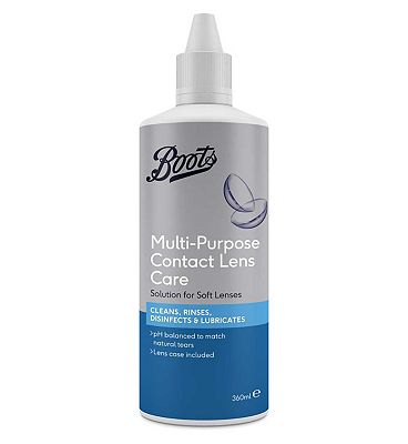 Boots Multi-Purpose Contact Lens Care Solution For Soft Lenses - 360ml
