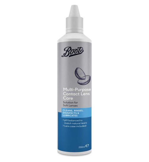 Boots Multi-Purpose Contact Lens Care Solution For Soft Lenses - 250ml