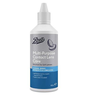 Boots Multi-Purpose Contact Lens Care Solution For Soft Lenses - 100ml Travel Pack