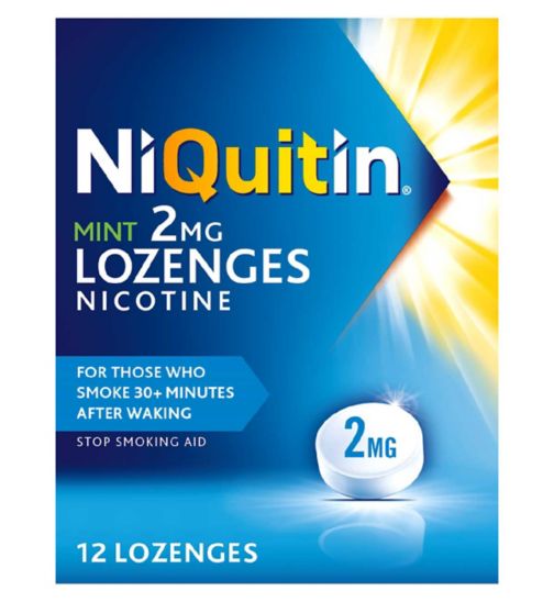 NiQuitin Mint 2mg Lozenges - 12 Lozenges