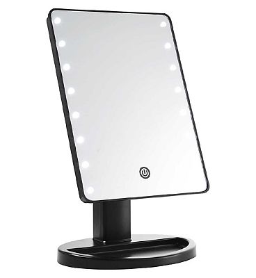 Light up best sale mirror