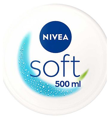 NIVEA Soft Moisturising Cream for Face, Hand and Body, 500ml