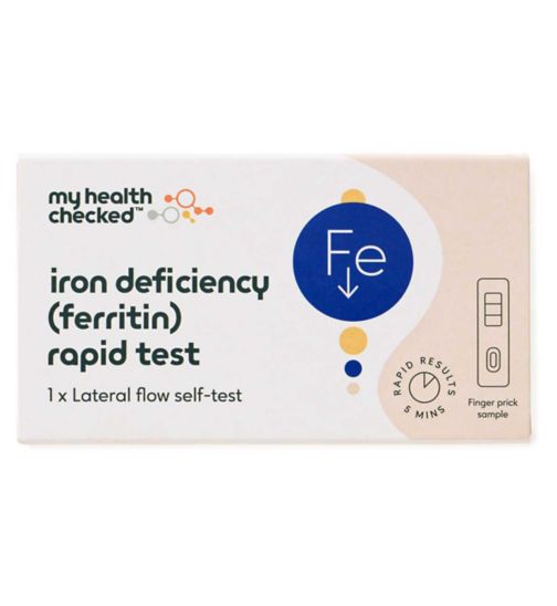 MyHealthChecked Iron Deficiency (ferritin) Rapid Test