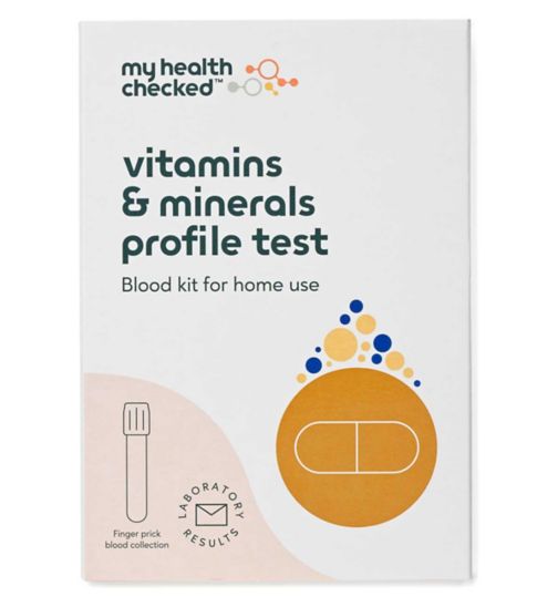 MyHealthChecked Vitamins & Minerals Profile Blood Test