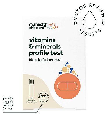 MyHealthChecked Vitamins & Minerals Profile Blood Test