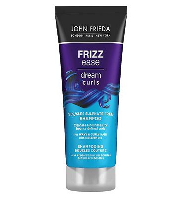 John Frieda Frizz Ease Dream Curls SLS/SLES Sulphate Free Shampoo 75ml for Naturally Wavy & Curly Ha