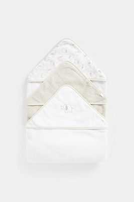 ettitude Hooded Waffle Towel River / Baby